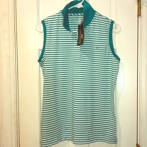 NWT women’s sleeveless performance polo